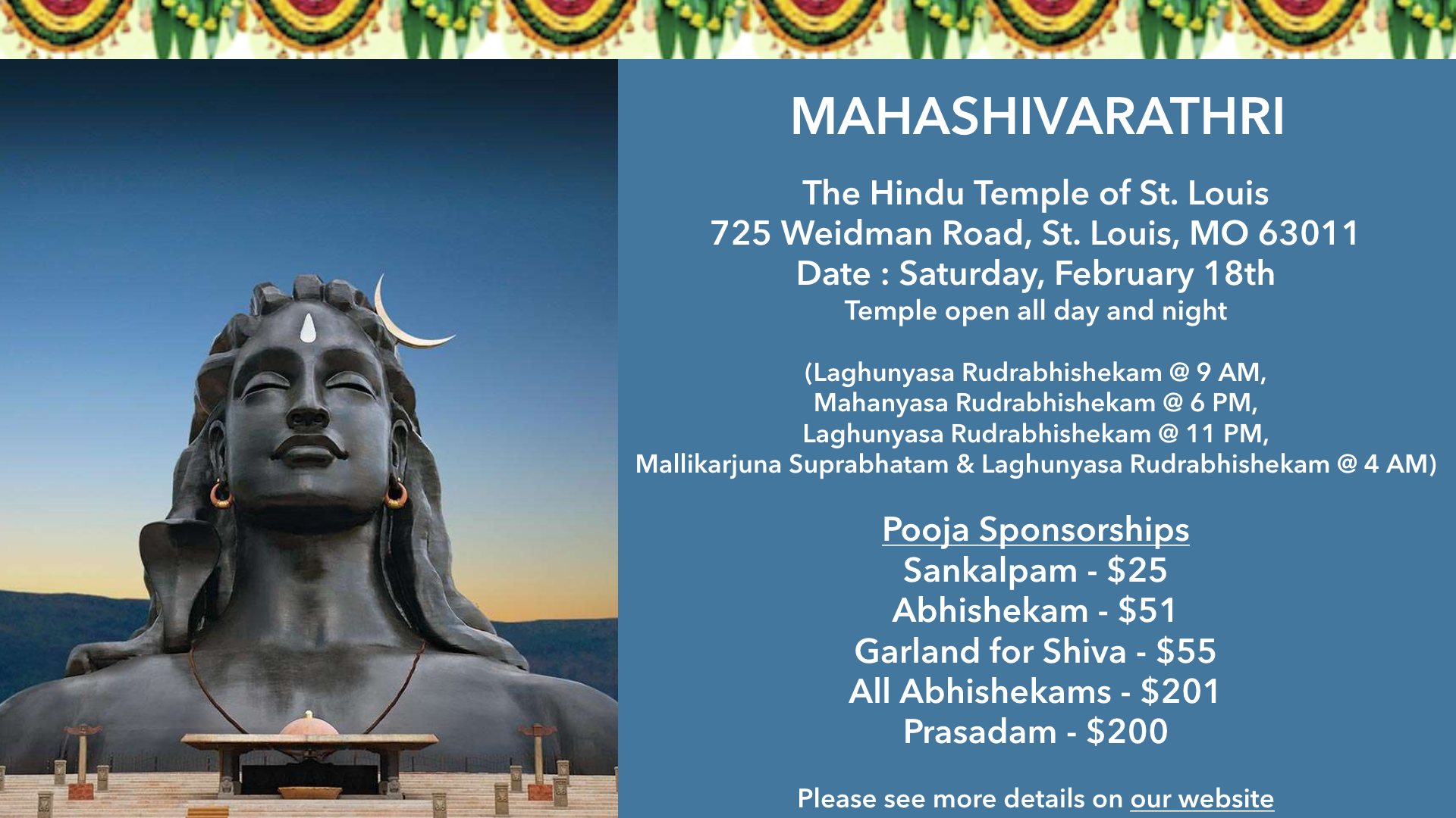 Mahashivarathri – 02/18