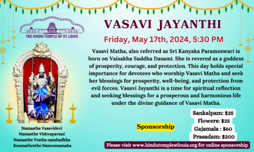 Vasavi Jayanthi