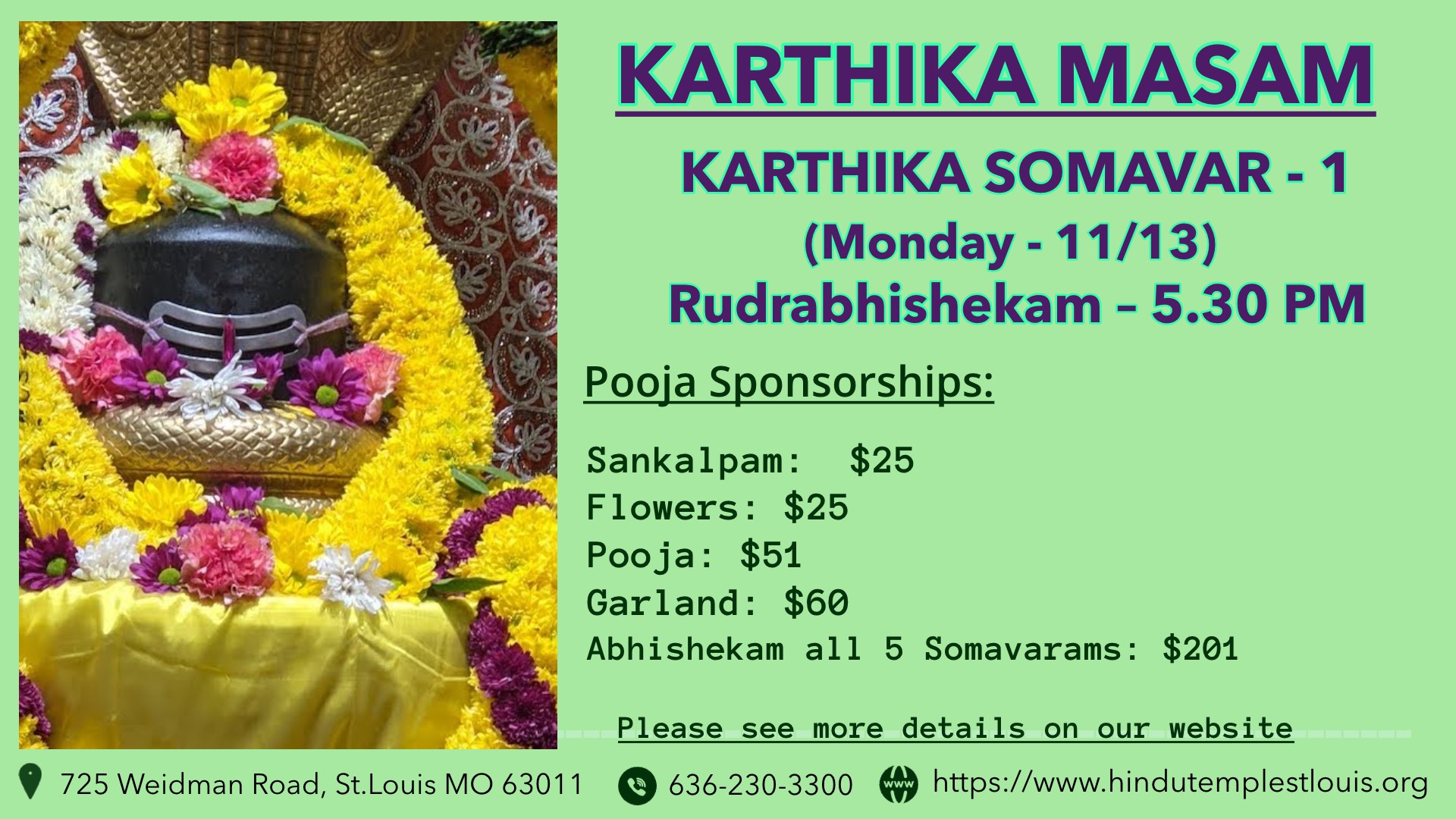 Karthika Masam - Somavar-1