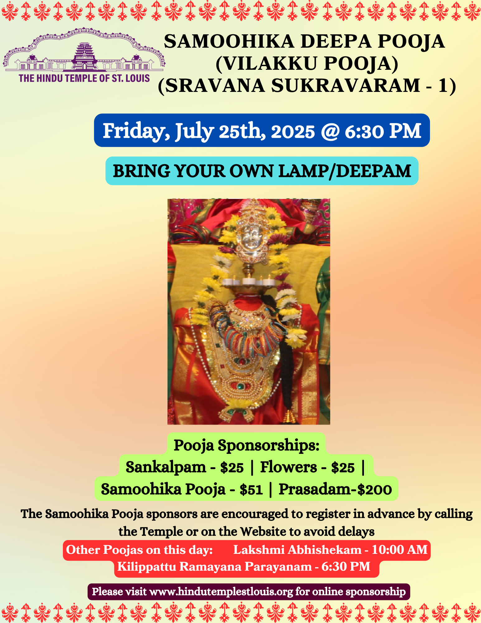 THIRU VILAKKU POOJA