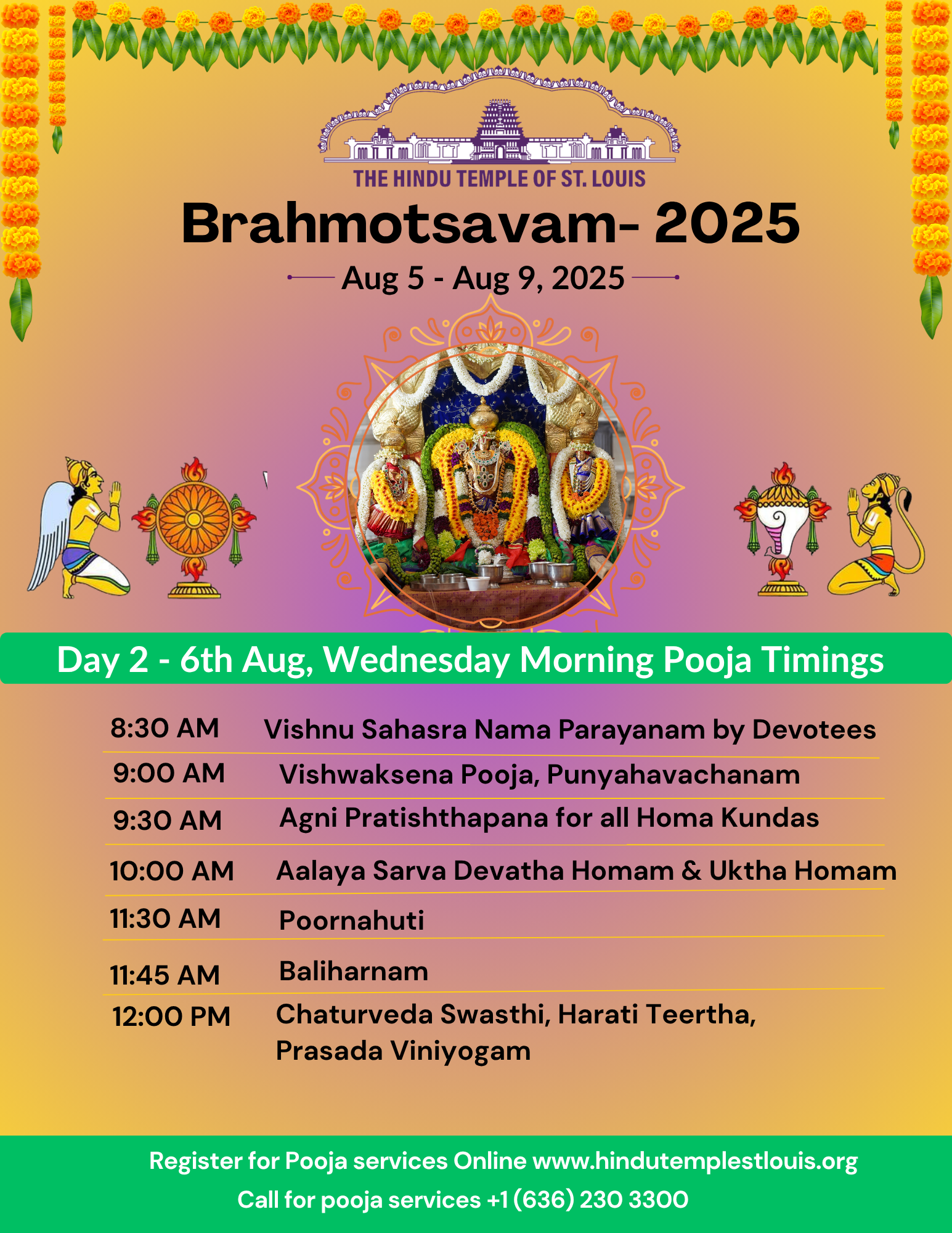 Brahmotsavam Day-2 Pooja Sponsorships