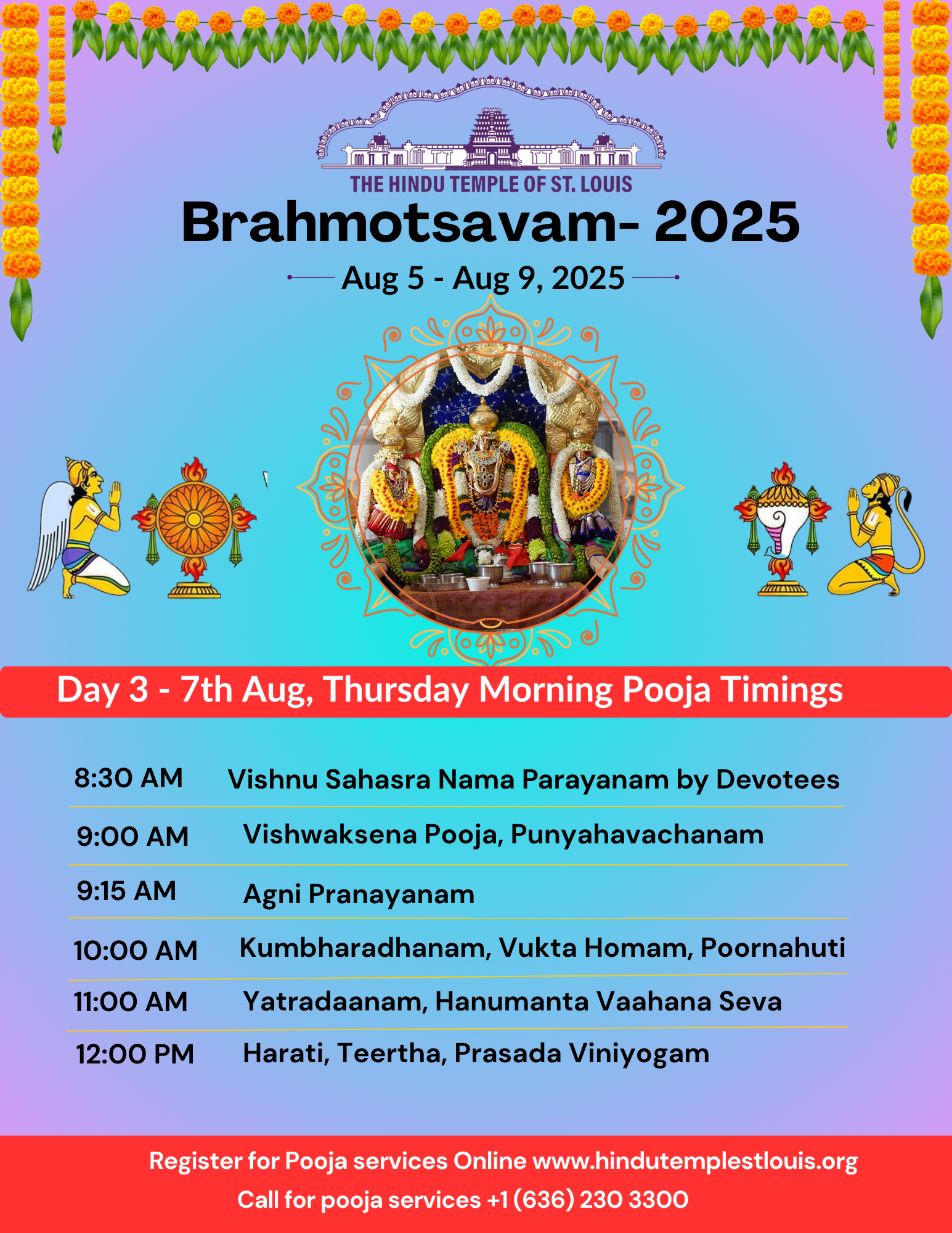 Brahmotsavam Day-3 Pooja Sponsorships