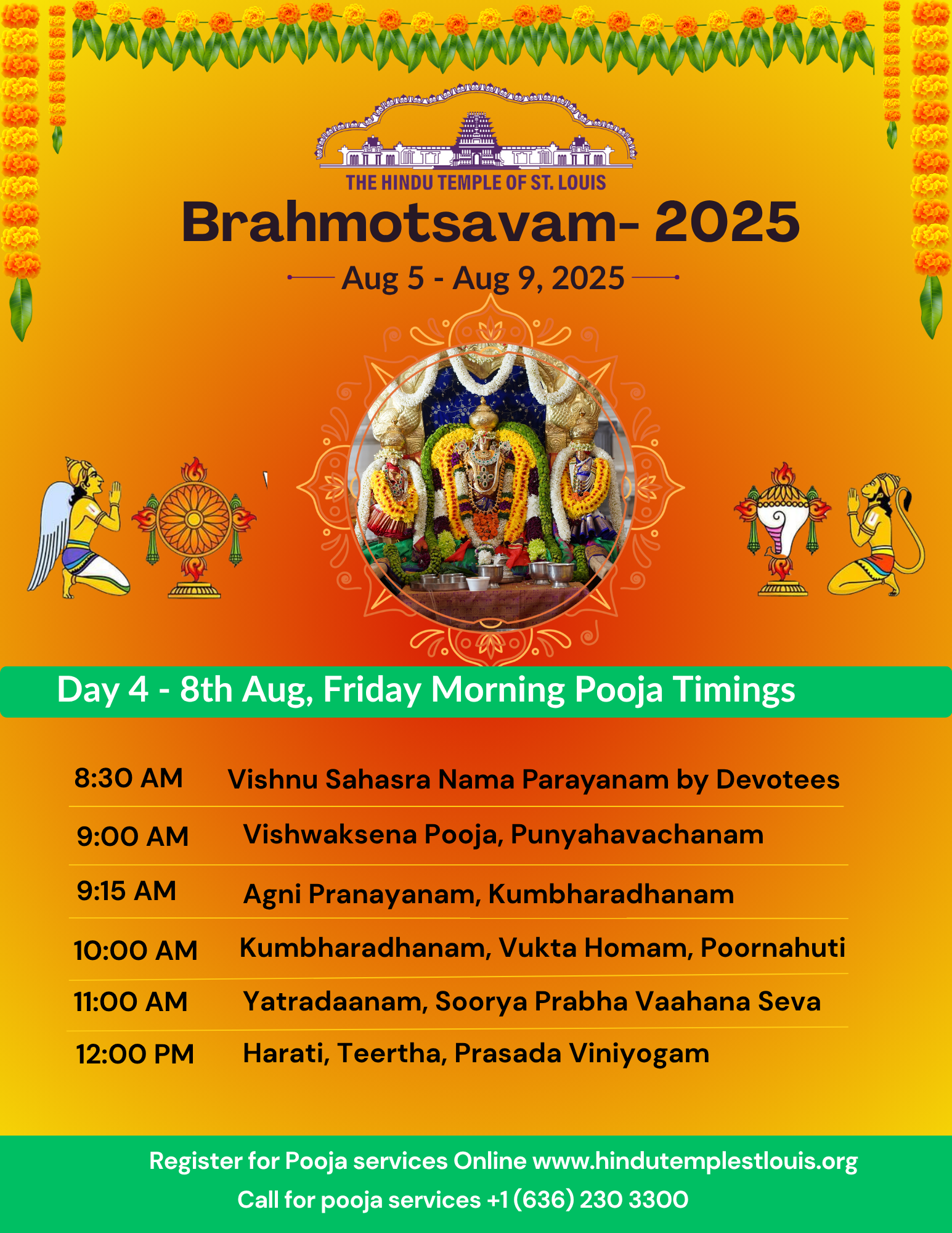 Brahmotsavam Day-4 Pooja Sponsorships
