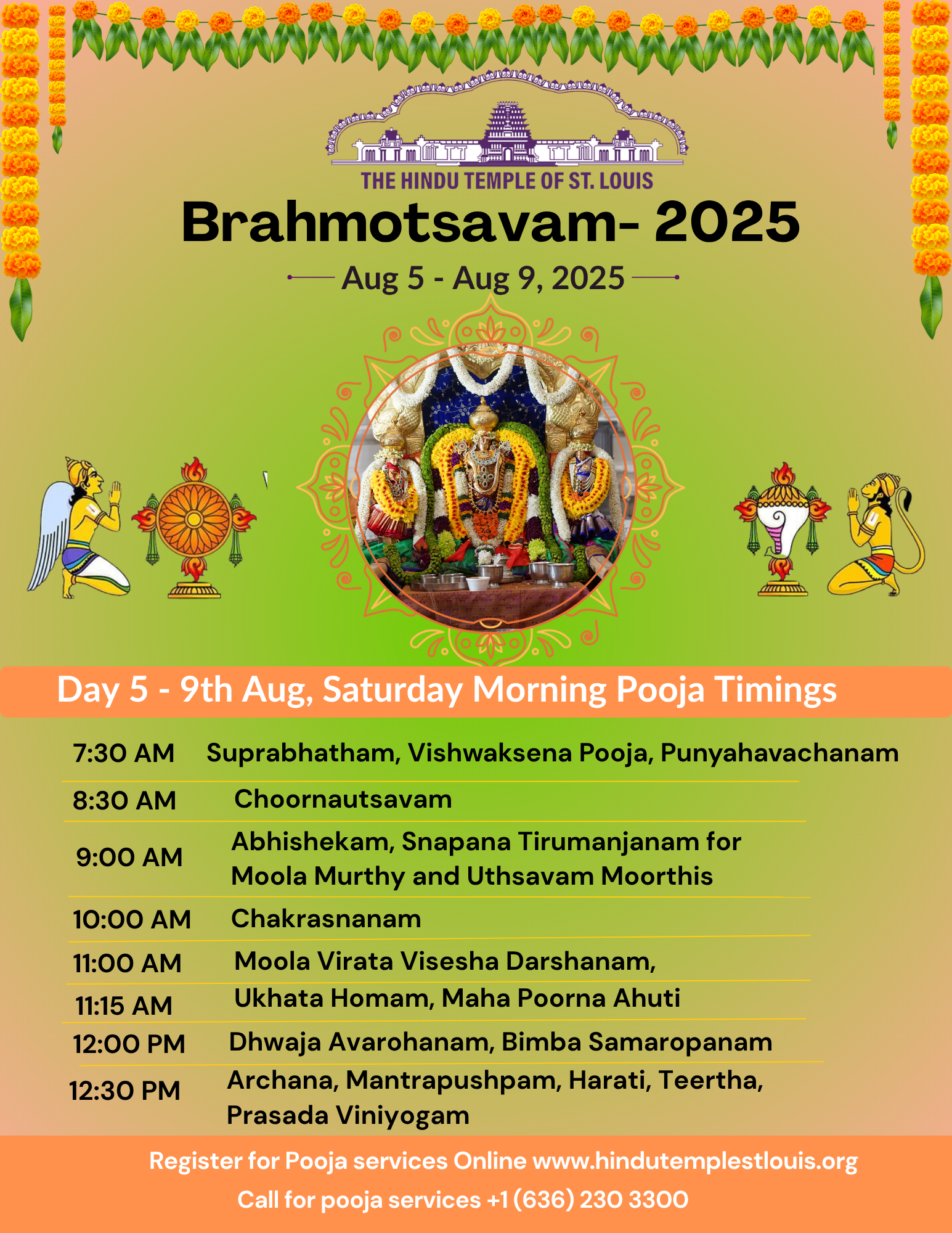 Brahmotsavam Day-5 Pooja Sponsorships