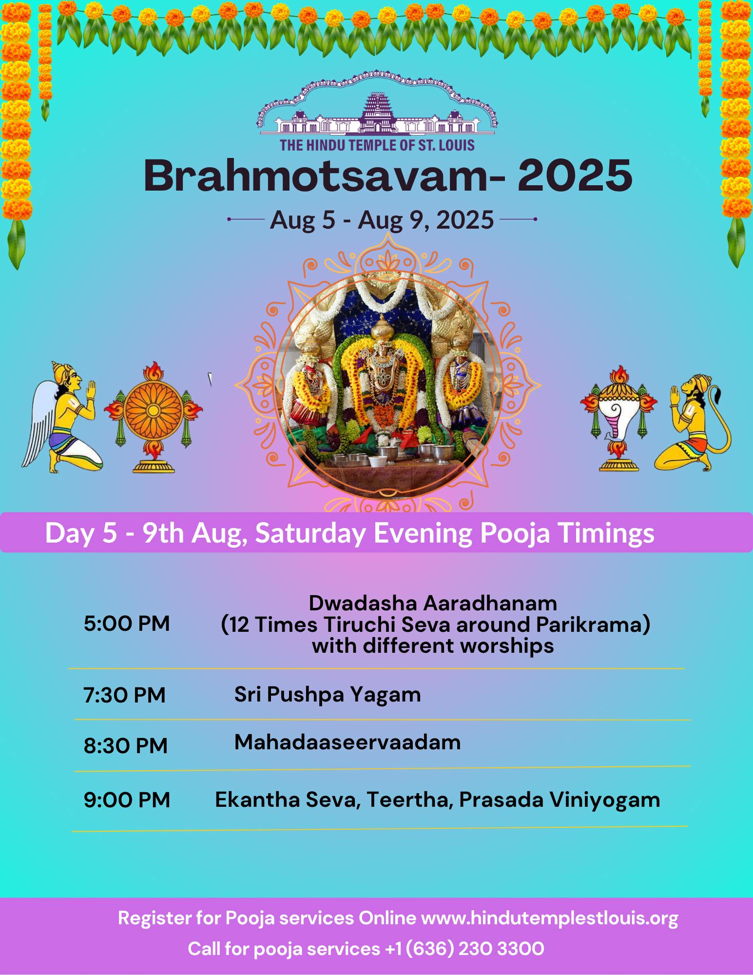 Brahmotsavam Day-5 Pooja Sponsorships