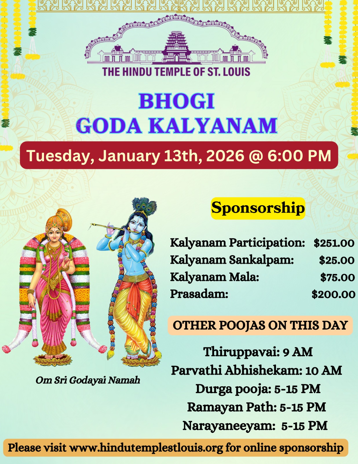 Goda Kalyanam - Bhogi