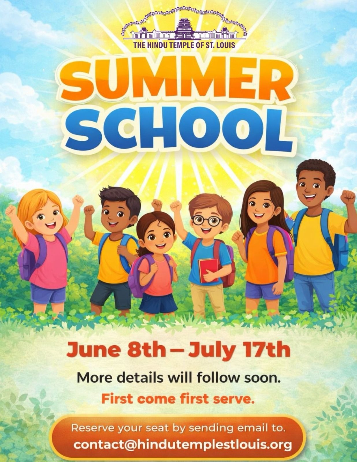 Hindu Temple Summer Camp