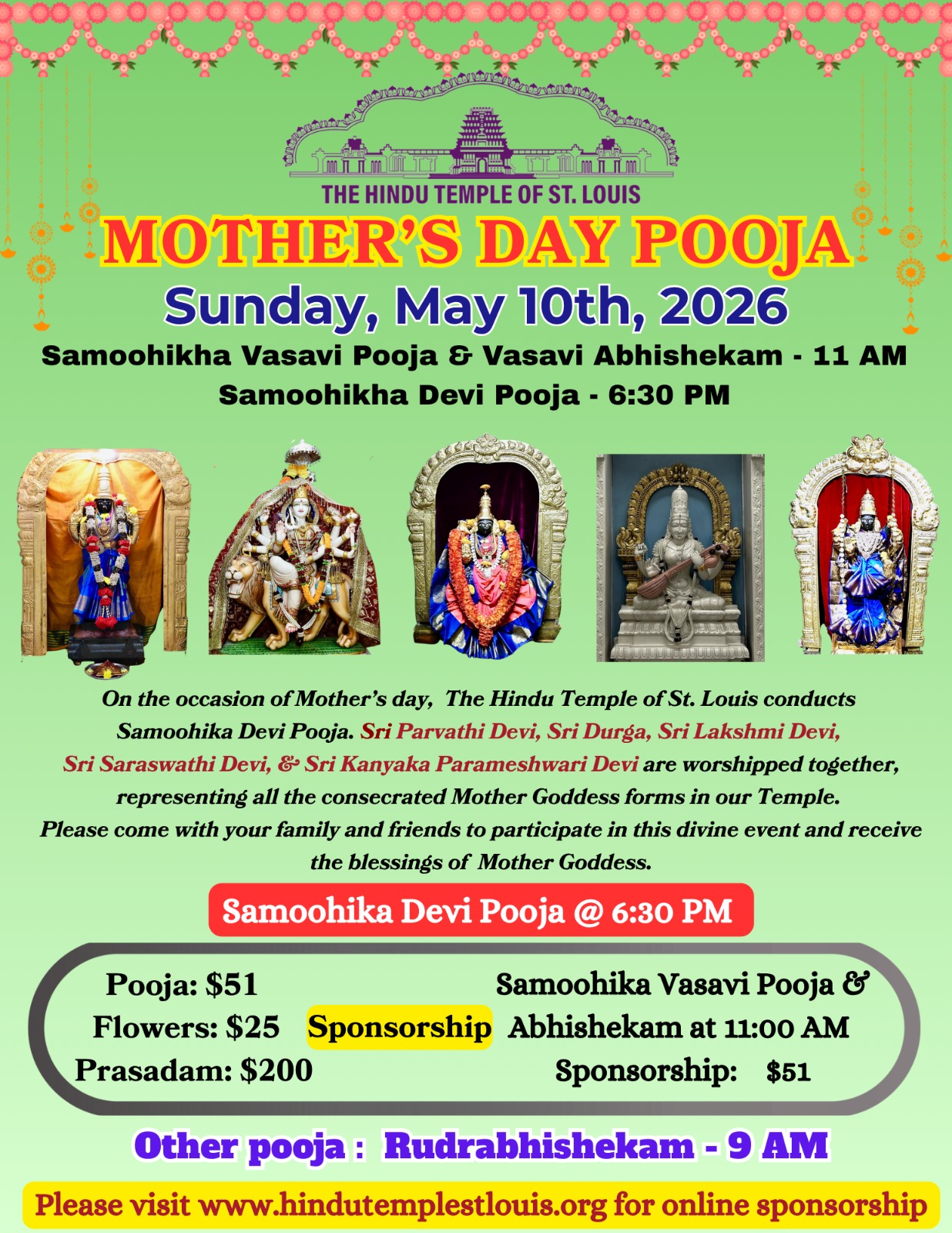 Mother's Day Pooja