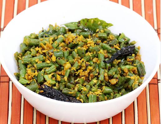 Beans Carrot Poriyal